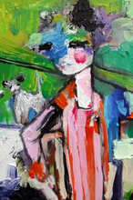 Load image into Gallery viewer, Printed Art Card, "A Loyal Companion", 4"x 6" x 1.0 mm thick substrate paper, Collectible, Frameable