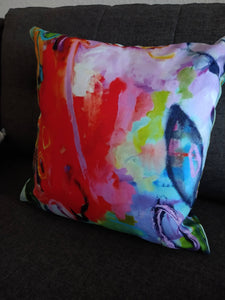 Artful Pillow, home accent, 16" x 16", "Wild Fury"