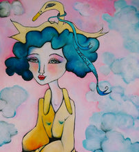 Load image into Gallery viewer, Original painting "Prince Charming" oil on canvas, 10" x 20"