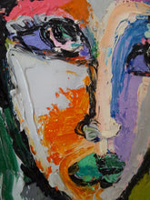 Load image into Gallery viewer, Original painting "Raw Jade", oil on birch panel, 4" x 12"