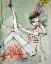 Load image into Gallery viewer, Original painting "Silent Strings" oil on birch panel, 8" x 10"