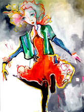 Load image into Gallery viewer, Original painting "The Get Down" oil on canvas, 36" x 48"