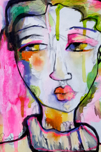 Load image into Gallery viewer, Printed Art Card, "Trail Dust", 4"x 6" x 1.0 mm thick substrate paper, Collectible, Frameable