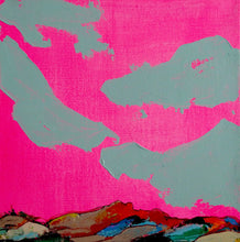 Load image into Gallery viewer, Original painting "Tucson Pink" oil on canvas panel, 12" x 12"