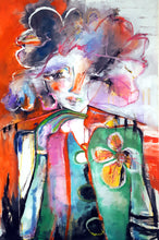 Load image into Gallery viewer, Original painting "Sublime Luminosity", oil on birch panel, 24" x 36"