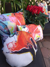 Load image into Gallery viewer, Artful Pillow, home accent, 16&quot; x 16&quot;, &quot;Wild Fury&quot;
