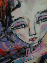 Load image into Gallery viewer, Original painting "Coming Forward", oil on canvas, 20" x 20"