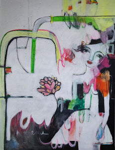 Original painting "Truth Rainbow" oil on canvas, 36"  x 48"
