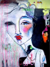 Load image into Gallery viewer, Original painting &quot;Truth Rainbow&quot; oil on canvas, 36&quot;  x 48&quot;
