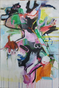 Original painting "She Rises", oil on canvas, 24" x 36"