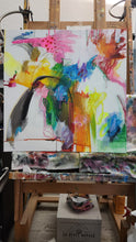 Load image into Gallery viewer, Original painting &quot;Regulating The Flow&quot;, oil on canvas, 20&quot; x 20&quot;

