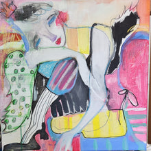 Load image into Gallery viewer, Original Painting, &quot;Sacred Ordinariness&quot;, mixed media on canvas, 16&quot; x 16&quot;
