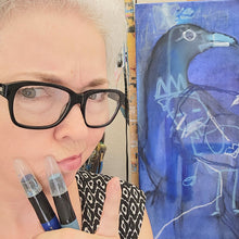 Load image into Gallery viewer, Original painting "The Burden of Trinkets", oil on canvas, 12" x 24"
