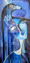Load image into Gallery viewer, Original painting "The Burden of Trinkets", oil on canvas, 12" x 24"
