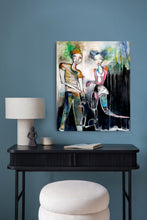 Load image into Gallery viewer, Original painting &quot;Agents of Transformation&quot;, oil on canvas, 20&quot; x 24&quot;
