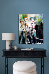 Original painting "Agents of Transformation", oil on canvas, 20" x 24"