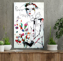 Load image into Gallery viewer, Original painting &quot;Flower Lush&quot;, oil on birch panel, 24&quot; x 36&quot;
