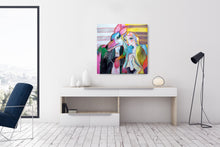 Load image into Gallery viewer, Original Painting, &quot;Holding the Shape of Light&quot;, mixed media on canvas, 24&quot; x 24&quot;
