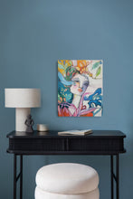 Load image into Gallery viewer, Original painting "Hunter of Mysteries", oil on canvas, 16" x 20"
