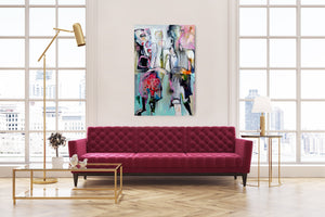Original painting "Implied Requirement", oil on canvas, 24" x 36"
