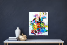 Load image into Gallery viewer, Original painting &quot;Joy Ride&quot; oil on birch panel, 8&quot; x 10&quot;

