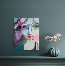 Load image into Gallery viewer, Original painting &quot;Unfinished Notes&quot; oil on canvas, 9&quot; x 12&quot;
