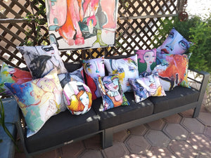 Artful pillow collection