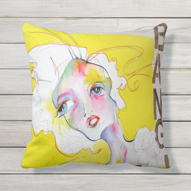 Artful Pillow, OUTDOOR, 16