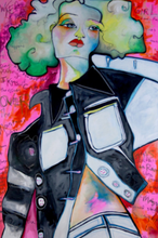 Load image into Gallery viewer, Printed Art Card, &quot;The Fabrication&quot;, 4&quot;x 6&quot; 1.0 mm thick substrate paper, Collectible, Frameable
