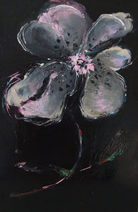 Original painting "Noir Series" oil on birch panel, 4" x 6"