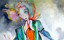 Load image into Gallery viewer, Original painting &quot;The Get Down&quot; oil on canvas, 36&quot;  x 48&quot;

