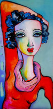 Load image into Gallery viewer, Original painting &quot;Thin Line&quot;, oil on birch panel, 6&quot; x 12&quot;
